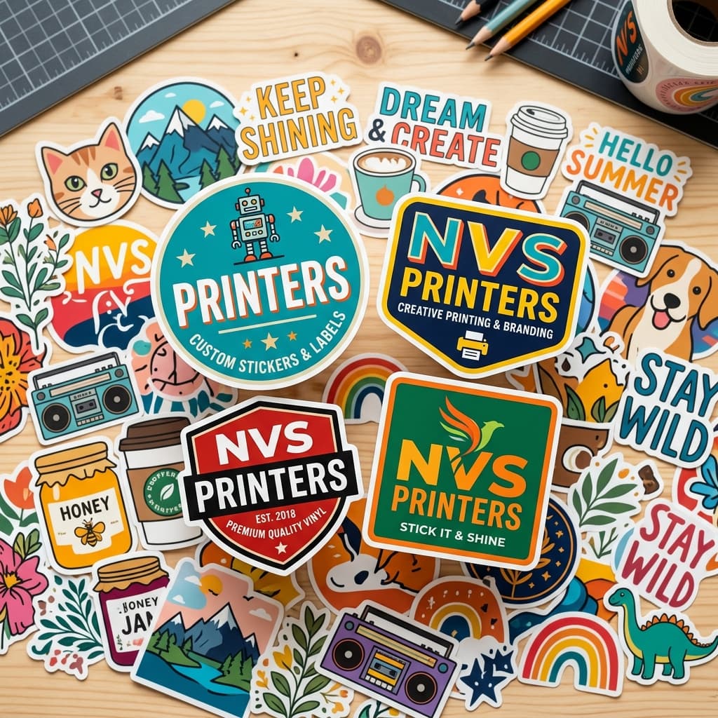 Custom sticker and label printing Hyderabad